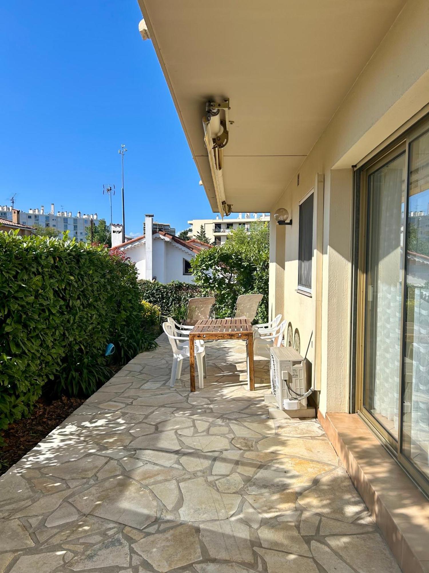 Les Ondes - Terrasse Rdc Villa Calme Parking Proche Plage Antibes Eksteriør billede